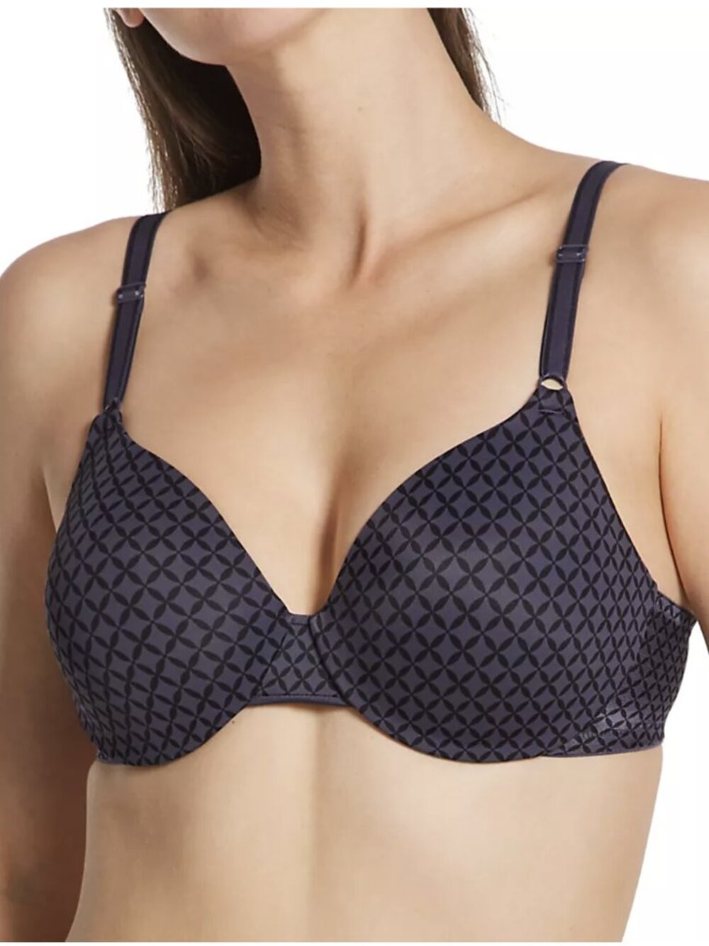 Warner's This Is Not a Bra Underwire Contour 1593 Gunmetal Gray 36B NWOT